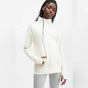 Fabletics Zaylee Funnel Neck Tunic in Warm White